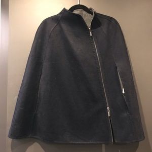 NWT Armani Exchange Reversible Wool Cape